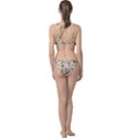 Clock Butterfly Pattern Classic Banded Bikini Set  View2