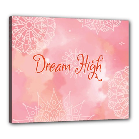 Dream High Canvas 24  X 20  (stretched) by designsbymallika