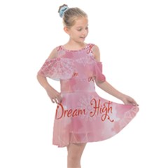 Dream High Kids  Shoulder Cutout Chiffon Dress by designsbymallika