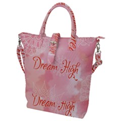 Dream High Buckle Top Tote Bag by designsbymallika