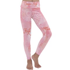 Dream High Kids  Lightweight Velour Classic Yoga Leggings by designsbymallika