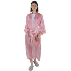 Dream High Maxi Satin Kimono