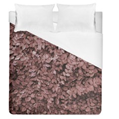 Red Leaves Photo Pattern Duvet Cover (queen Size)