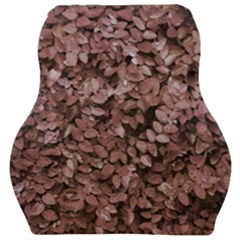 Red Leaves Photo Pattern Car Seat Velour Cushion  by dflcprintsclothing