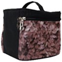 Red Leaves Photo Pattern Make Up Travel Bag (Big) View1