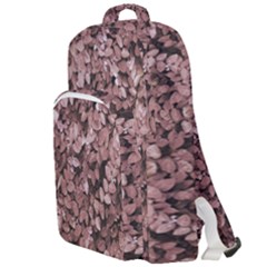 Red Leaves Photo Pattern Double Compartment Backpack by dflcprintsclothing