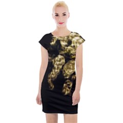 Bud Gilt  Cap Sleeve Bodycon Dress by MRNStudios