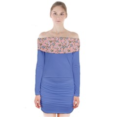 Cb-020 Long Sleeve Off Shoulder Dress by flowerland