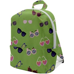 Sunglasses Funny Zip Up Backpack