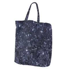 Geometric Dark Blue Abstract Print Pattern Giant Grocery Tote by dflcprintsclothing