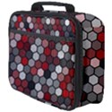 Hexagonal blocks pattern, mixed colors Full Print Lunch Bag View4