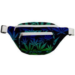 Weed Rainbow, Ganja Leafs Pattern In Colors, 420 Marihujana Theme Fanny Pack by Casemiro