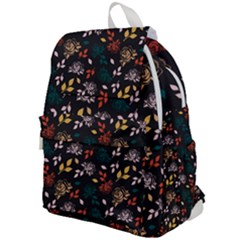 Rose Floral Top Flap Backpack by tmsartbazaar