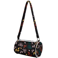 Rose Floral Mini Cylinder Bag by tmsartbazaar