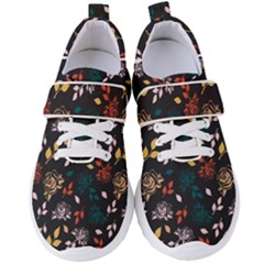 Rose Floral Women s Velcro Strap Shoes by tmsartbazaar