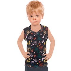 Rose Floral Kids  Sport Tank Top