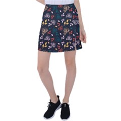 Rose Floral Tennis Skirt by tmsartbazaar