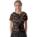 Rose Floral Kids  Frill Chiffon Blouse View1