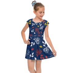 Beautiful Rose Kids  Cap Sleeve Dress by tmsartbazaar