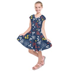 Beautiful Rose Kids  Short Sleeve Dress by tmsartbazaar