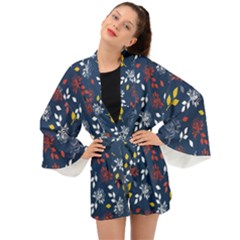 Beautiful Rose Long Sleeve Kimono by tmsartbazaar