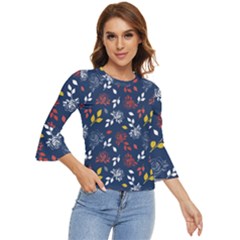 Beautiful Rose Bell Sleeve Top