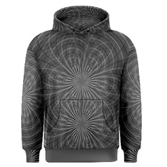 Abstract Spirals, Spiral Abstraction, Gray Color, Graphite Men s Core Hoodie by Casemiro