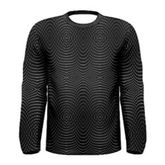 Black And White Kinetic Design Pattern Men s Long Sleeve Tee by dflcprintsclothing