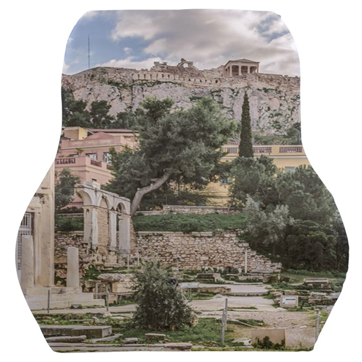 Roman Agora, Athens, Greece Car Seat Back Cushion 