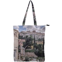 Roman Agora, Athens, Greece Double Zip Up Tote Bag by dflcprintsclothing