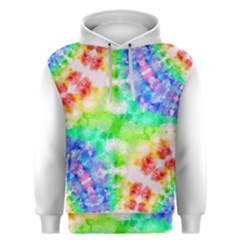 Tie Die Look Rainbow Pattern Men s Overhead Hoodie by myblueskye777