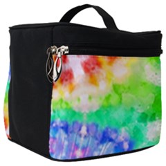 Tie Die Look Rainbow Pattern Make Up Travel Bag (big) by myblueskye777