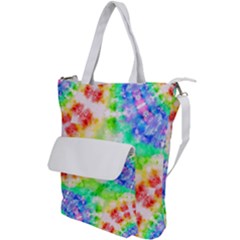 Tie Die Look Rainbow Pattern Shoulder Tote Bag