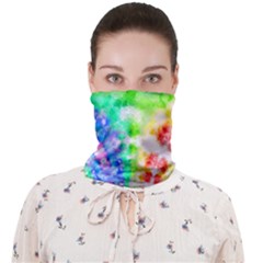 Tie Die Look Rainbow Pattern Face Covering Bandana (adult) by myblueskye777