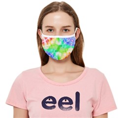 Tie Die Look Rainbow Pattern Cloth Face Mask (adult) by myblueskye777