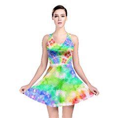 Fpd Batik Rainbow Pattern Reversible Skater Dress by myblueskye777