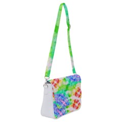 Fpd Batik Rainbow Pattern Shoulder Bag With Back Zipper