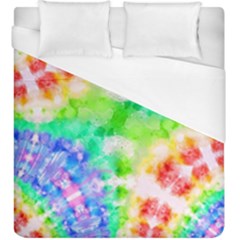 Fpd Batik Rainbow Pattern Duvet Cover (king Size) by myblueskye777