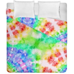 Fpd Batik Rainbow Pattern Duvet Cover Double Side (california King Size) by myblueskye777