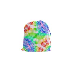 Fpd Batik Rainbow Pattern Drawstring Pouch (xs) by myblueskye777