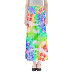 Fpd Batik Rainbow Pattern Full Length Maxi Skirt by myblueskye777