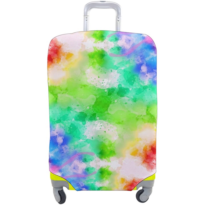 Fpd Batik Rainbow Pattern Luggage Cover (Large)