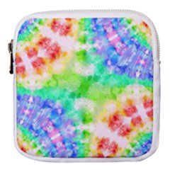 Fpd Batik Rainbow Pattern Mini Square Pouch by myblueskye777