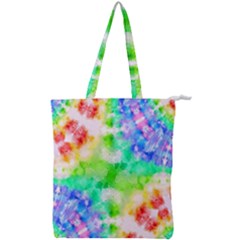 Fpd Batik Rainbow Pattern Double Zip Up Tote Bag by myblueskye777