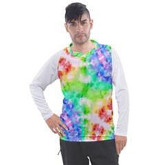 Fpd Batik Rainbow Pattern Men s Pique Long Sleeve Tee