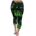 Jungle Camo Tropical Print Capri Winter Leggings  View4