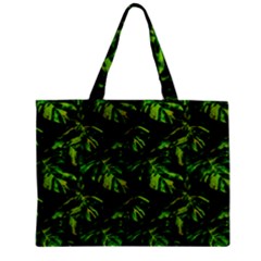 Jungle Camo Tropical Print Zipper Mini Tote Bag by dflcprintsclothing