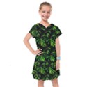 Jungle Camo Tropical Print Kids  Drop Waist Dress View1