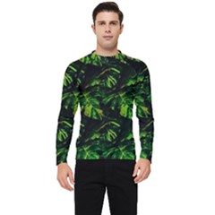 Jungle Camo Tropical Print Men s Long Sleeve Rash Guard by dflcprintsclothing