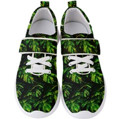 Jungle Camo Tropical Print Men s Velcro Strap Shoes by dflcprintsclothing